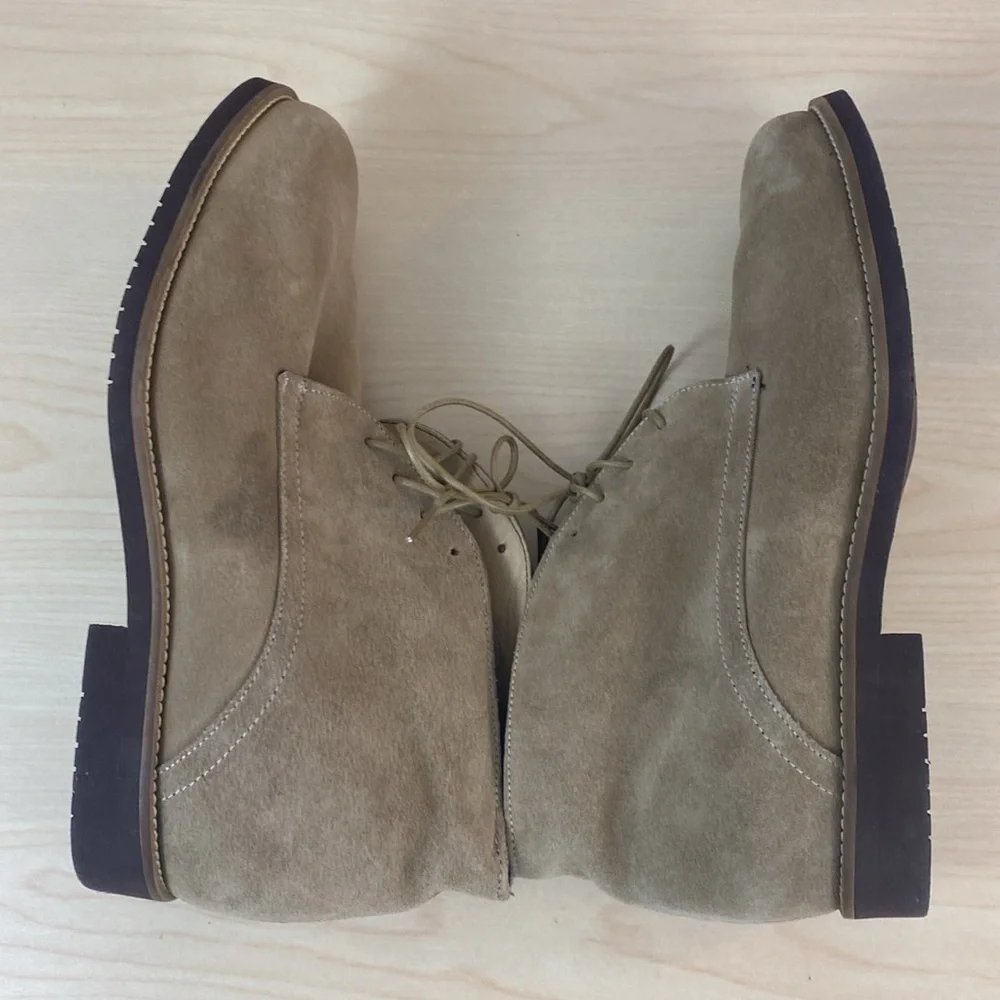 Hitchcock Kent Tan Suede Chukka Boot Size 9.5 Wide